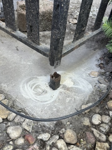 Rusted Post — Before