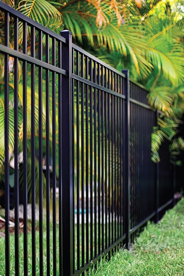 Black Steel Fence