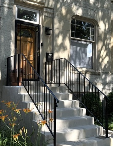 Greystone Entry Railings