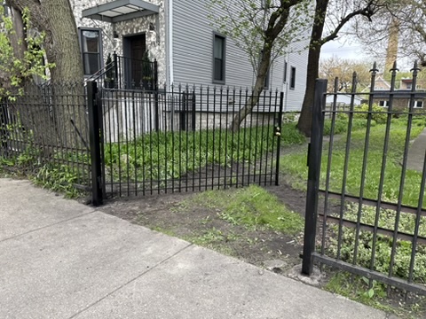 Spear-Top Iron Fence